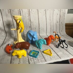 Vintage 1984 Fisher Price Little People Zoo  Replacement Parts & Animals